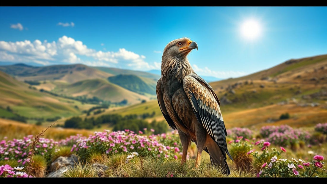 Nivernais Griffon in einer schönen Landschaft.