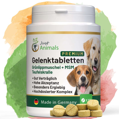 FBM - Gelenktabletten für Hunde mit Grünlippmuschel, Teufelskralle und MSM
